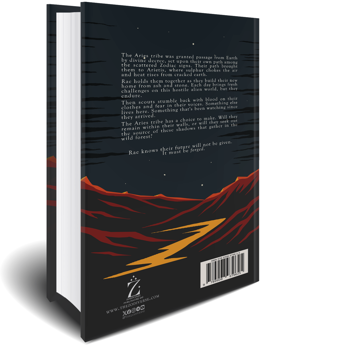 A World Forged in Flame — Back