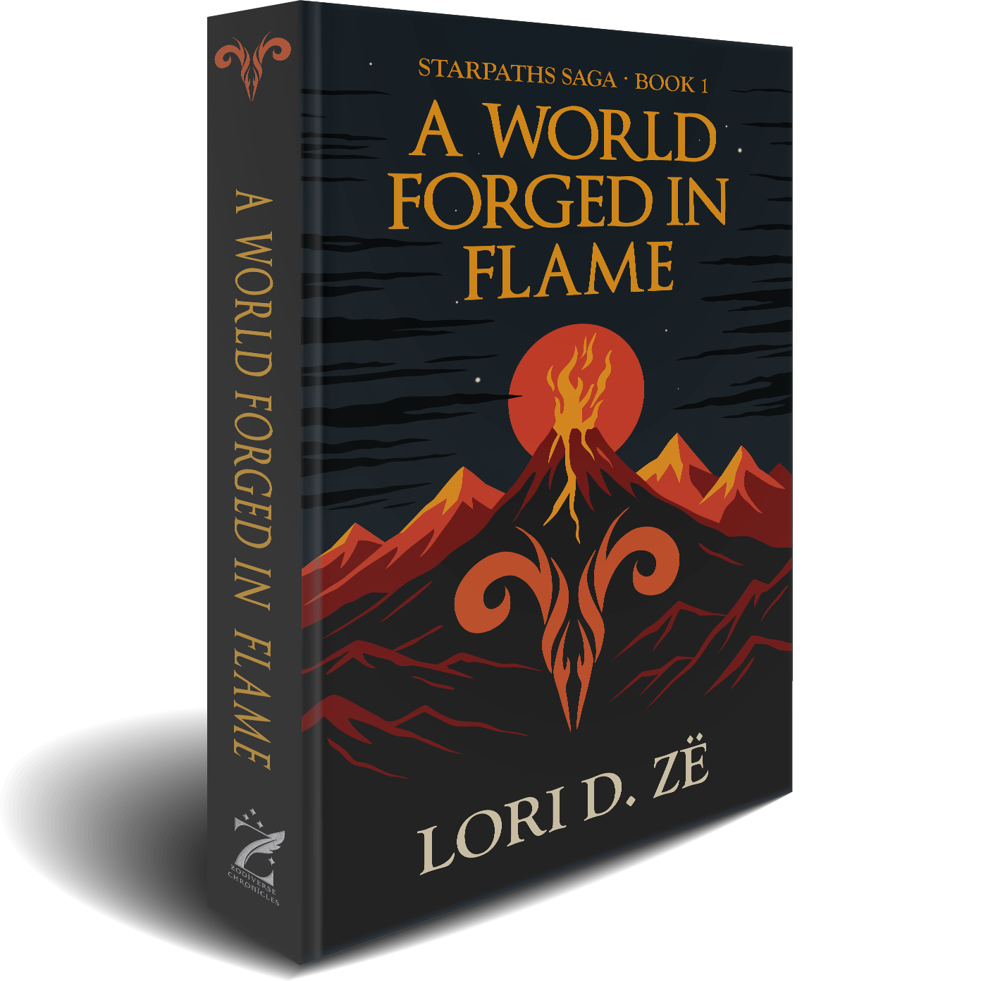 A World Forged in Flame — Front